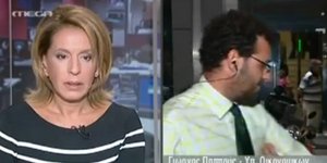 Η Ελένη Λουκά ωρυόμενη διαμαρτύρεται για τα μέτρα στο δελτίο του MEGA [βίντεο]