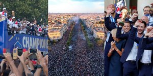Χιλιάδες κόσμου στην υποδοχή των Παγκόσμιων Πρωταθλητών /Φωτογραφία: AΡ