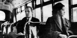 H Ροζα Παρκς μετά τον διαχωρισμό. Φωτογραφία AP