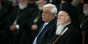 Ο Πρόεδρος της Δημοκρατίας με τον Οικουμενικό Πατριάρχη/Φωτογραφία: IntimeNews