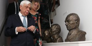 Ο Προκόπης Παυλόπουλος στην Κρήτη /Φωτογραφία: Intime News