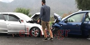 σοβαρό τροχαίο/Φωτογραφία: ekriti.gr