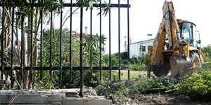 κατεδάφιση παράνομης περίφραξης στη Χαλκιδική/Φωτογραφία: Eurokinissi