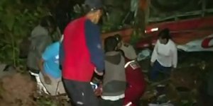 Το δεύτερο πανομοιότυπο τροχαίο μέσα σε ένα Σαββατοκύριακο. Φωτογραφία: YouTube