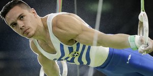 Ο Λευτέρης Πετρούνιας/ Φωτογραφία: AP- Dmitri Lovetsky