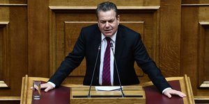 Ο υφυπουργός Εργασίας Τάσος Πετρόπουλος -Φωτογραφία: Intimenews/ΒΑΡΑΚΛΑΣ ΜΙΧΑΛΗΣ