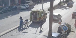 Λάρισα: Μηχανή παρέσυρε πεζό/ Πηγή: thessaliatv