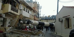 Επεσε πυλώνας φωτισμού του γηπέδου του ΟΦΗ λόγω των ανέμων [εικόνες] 