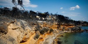το πυρόπληκτο Μάτι/Φωτογραφία: Eurokinissi
