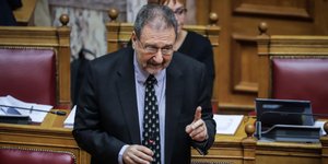 O αναπληρωτής υπουργός Οικονομίας Στέργιος Πιτσιόρλας /Φωτογραφία: Εurokinissi