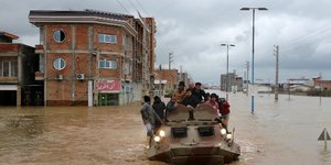 εκτεταμένες πλημμύρες στο Ιράν/Φωτογραφία: AP