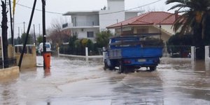 Σε λίμνη μετατράπηκαν περιοχές της Ξάνθης[βίντεο]