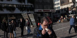 Στιγμιότυπο στο κέντρο της Αθήνας/Φωτογραφία: Eurokinissi