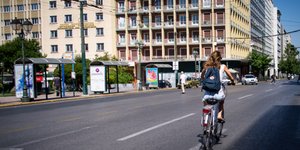 Το νέο δίκτυο ποδηλατοδρόμων της Αθήνας	/Φωτογραφία: Eurokinissi