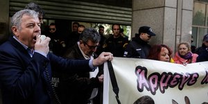 Στιγμιότυπο από πρόσφατη κινητοποίηση της ΠΟΕΔΗΝ / Φωτογραφία: EUROKINISSI