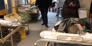 «Χάος» από τα ράντζα στο νοσοκομείο Νίκαιας / Φωτογραφία: ΠΟΕΔΗΝ