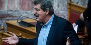 Ο Παύλος Πολάκης στη Βουλή / Φωτογραφία: EUROKINISSI