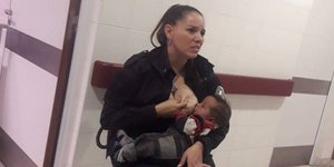 Η αστυνομικός Τσελέστε Άιλα. Φωτογραφία: Facebook 