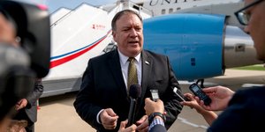 O Μάικ Πομπέο/ Φωτογραφία AP images/ Andrew Harnik