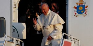 O Πάπας Φραγκίσκος φοβάται για έκρηξη της βίας στη Βενεζουέλα (Φωτογραφία: ΑΡ/Rebecca Blackwell)