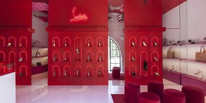 To pop up store του Christian Louboutin στη Μύκονο(Φωτογραφία: Christian Louboutin)
