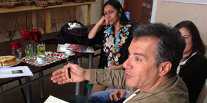 Οταν ο Σταύρος Θεοδωράκης συνάντησε την Σαμπιχά Σουλεϊμάν -Το Ποτάμι έφτασε στην