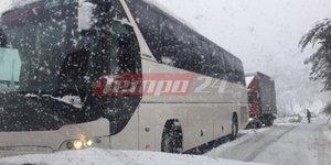 Η κακοκαιρία πλήττει από το πρωί την Αχαια/ Φωτογραφία:Tempo24news