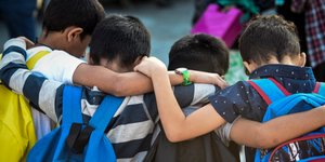 Ασυνόδευτα προσφυγόπουλα / Φωτογραφία: EUROKINISSI