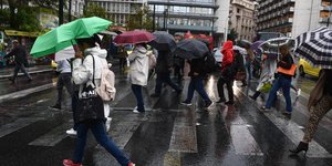 Ψιλόβροχο στην Αθήνα /Φωτογραφία Αρχείου: Intime News-Bαράκλας Μιχάλης