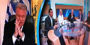 Σόου Παναγιώτη Ψωμιάδη με χειροπέδες στην τηλεόραση [εικόνα]