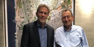 Παύλος Γερουλάνος και δήμαρχος Τελ α Βιβ