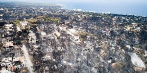 Η πυρκαγιά στο Μάτι προκάλεσε το θάνατο 100 ανθρώπων / Φωτογραφία: Eurokinissi