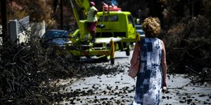 Εργασίες αποκατάστασης στο Μάτι Αττικής μετά τις φονικές πυρκαγιές-Φωτογραφία: Eurokinissi/Μιχάλης Καραγιάννης