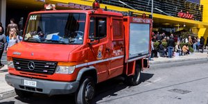 Φωτιά σε εμπορικό κέντρο στη Λ. Κηφισού/ Φωτογραφία: EUROKINISSI- ΓΙΩΡΓΟΣ ΚΟΝΤΑΡΙΝΗΣ