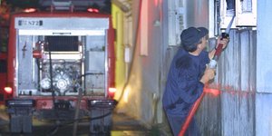 Πυρκαγιά σε γκαράζ μονοκατοικίας κατέστρεψε αυτοκίνητα και μηχανές
