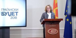 Η αντιπρόεδρος της κυβέρνησης της ΠΓΔΜ