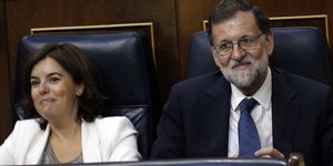 Η αντιπρόεδρος της κυβέρνησης αναλαμβάνει πλέον τον έλεγχο της Καταλονίας (Φωτογραφία: AP/Francisco Seco)