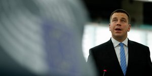 Ο πρωθυπουργός της Εσθονίας Γιούρι Ράτας/ Jean-Francois Badias/AP