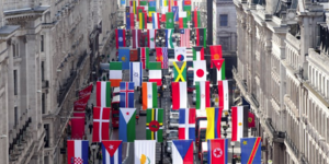 Η Regent Street στολίστηκε για τους Ολυμπιακούς Αγώνες [εικόνες]