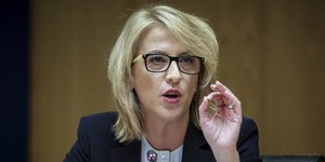 H περιφερειάρχης Αττικής Ρένα Δούρου / Φωτογραφία: Εurokinissi