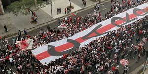 Οι οπαδοί της Ρίβερ Πλέιτ έφτιαξαν σημαία μήκους 8 χιλιομέτρων [εικόνες+βίντεο]