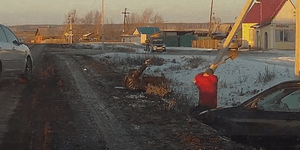 Μόνο στη Ρωσία:Οδηγοί κυνηγιούνται στην εθνική