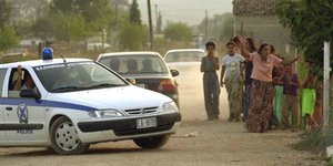 Εφοδος της Αστυνομίας σε καταυλισμό Ρομά/Φωτογραφία αρχείου: Eurokinissi