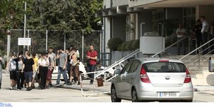 «Ντου» του Ρουβίκωνα στο υπουργείο Δικαιοσύνης / Φωτογραφία: InTime News / ΛΙΑΚΟΣ ΓΙΑΝΝΗΣ