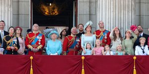 Η βασιλική οικογένεια της Αγγλίας. Φωτογραφία: AP