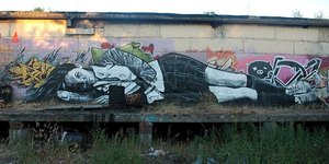 O Ρώσος street artist που ανταγωνίζεται τον Βρετανό Banksy [εικόνες] 