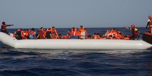 Μετανάστες στην Μεσόγειο/ Φωτογραφία: AP