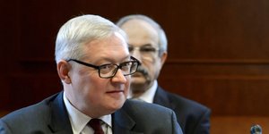 Ο υφυπουργός Εξωτερικών της Ρωσίας Σεργκέι Ριάμπκοφ/Φωτογραφία: AP