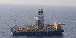 Το γεωτρύπανο SAIPEM στην κυπριακή ΑΟΖ/ Φωτογραφία αρχείου: twitter