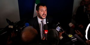 Ματέο Σαλβίνι (Φωτογραφία: AP Photo/Christophe Ena)